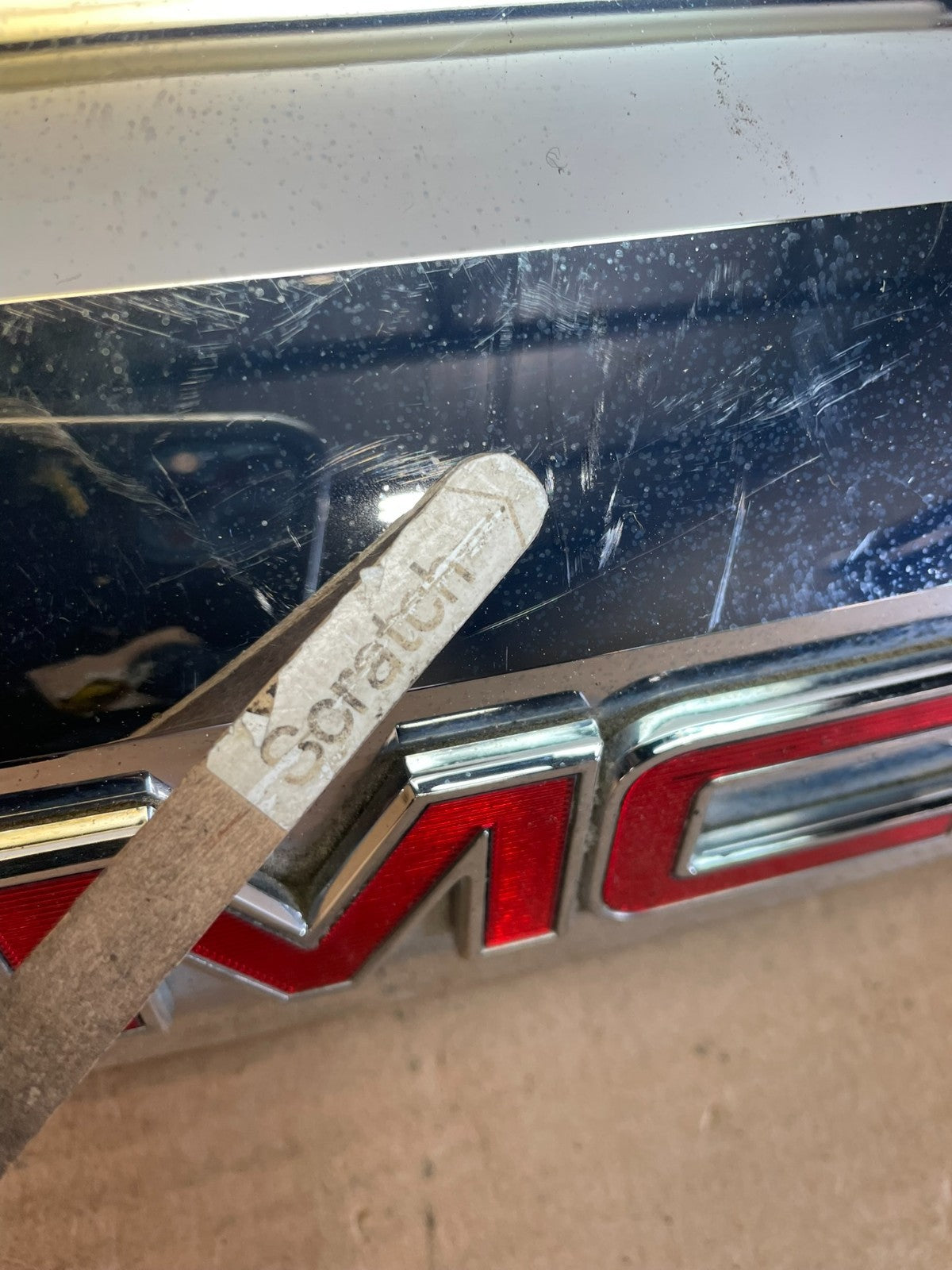 2011-2015 GMC Terrain Tailgate Liftgate Chrome Finish Molding Camera AF8818 DG3