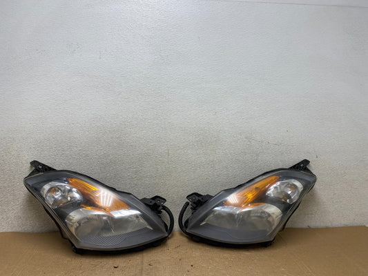 Sedan 2007 2008 2009 Nissan Altima Left+Right Set Headlights V3600 DW0