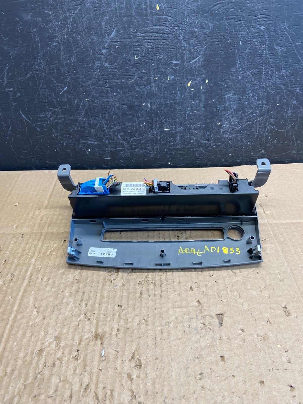 2004-2010 BMW E60 528i 535i Heater Ac Climate Radio Stereo Control ad1853 DG4