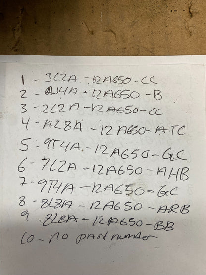 Mix of 10 Ford ECM Engine Computer Module Y6477 PS2
