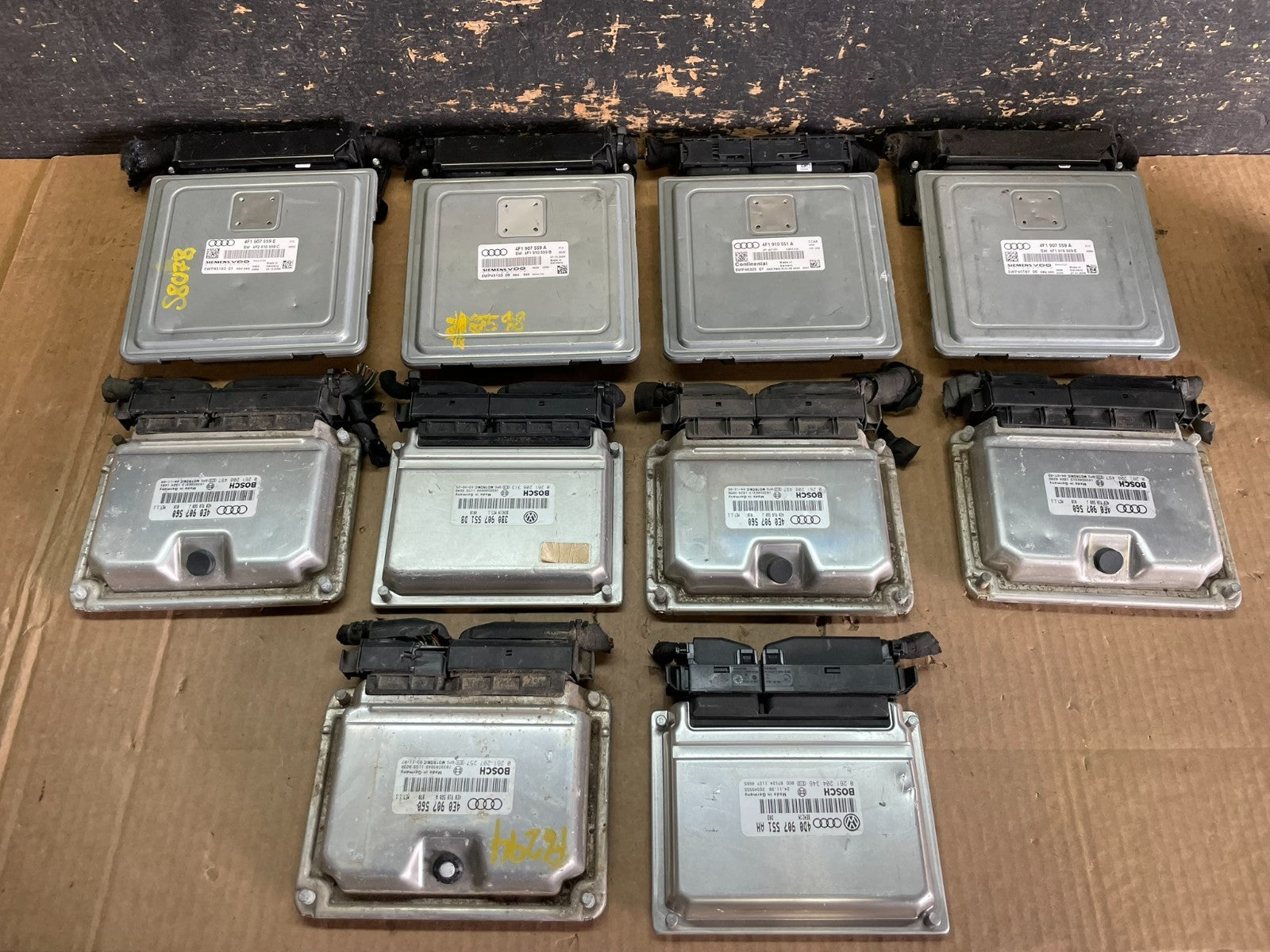 Mix of 10 Audi ECM Engine Computer Module AB30950