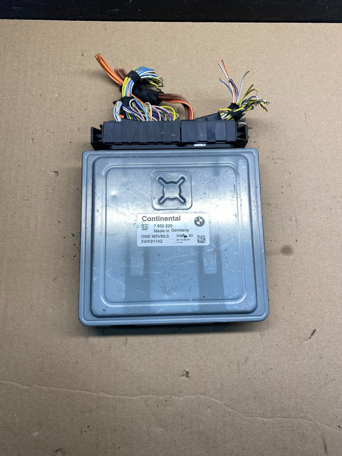 2007 - 2011 BMW 328i 528i E90 ECM ECU Engine Computer 7602220 AI7193 DW0