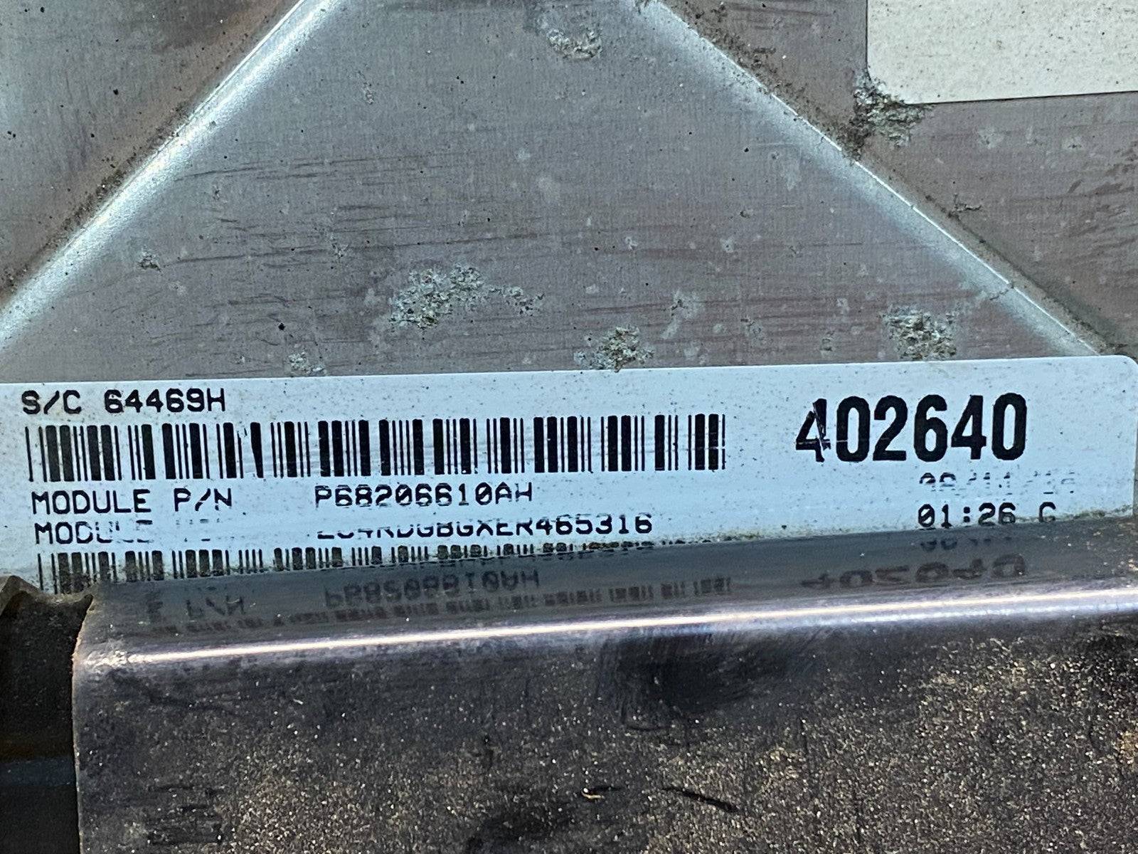 2014 Dodge Caravan Town & Country 3.6L Engine Computer ECU AD5083 DG2