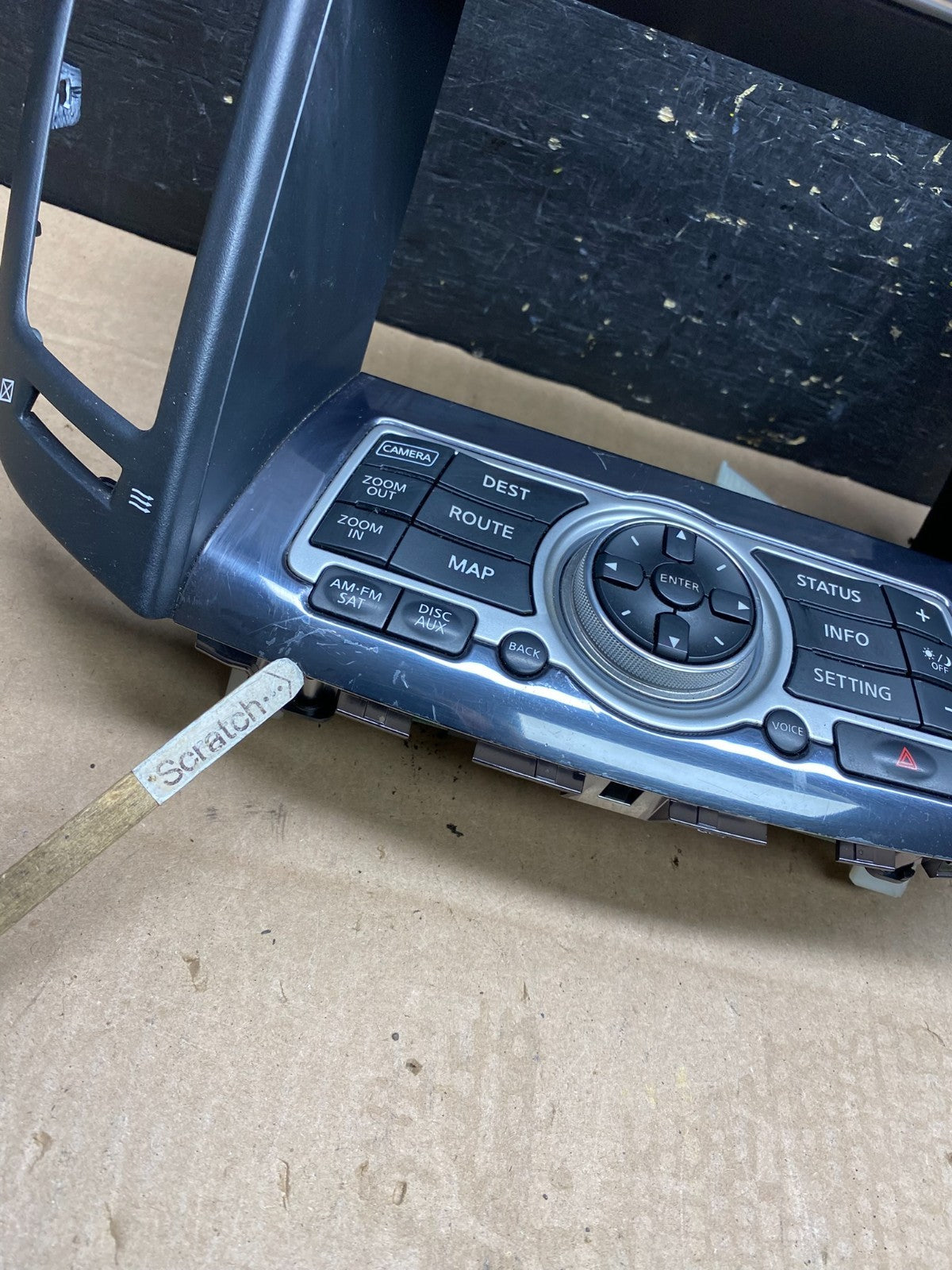 2009 -2010 Infiniti FX35 Radio Screen Panel Bezel Trim OEM Z0051 DG1