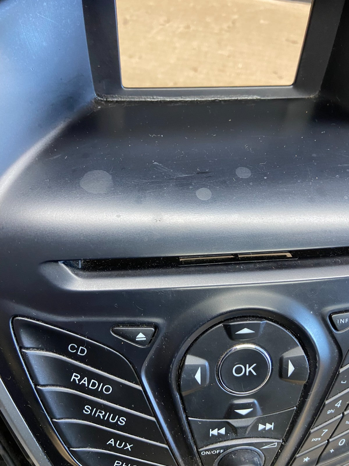 2012 to 2014 Ford Focus Radio Control Panel Trim w/ Bezel ah3801 DG3