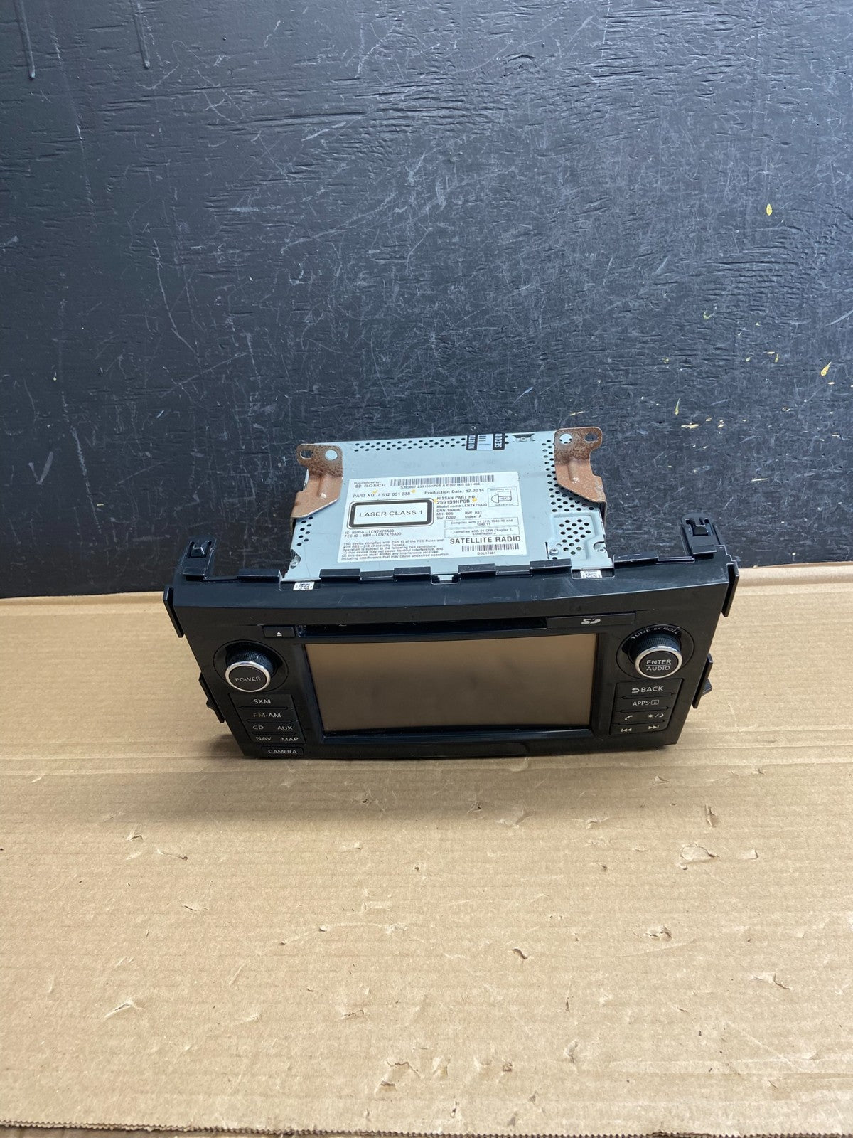 2013 to 2015 Nissan Altima Radio Screen Receiver AM-FM CD Player ag0413 DG0