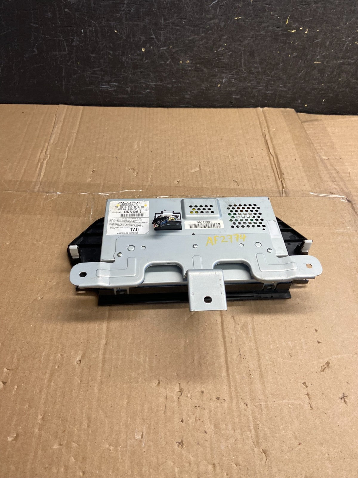 2007-2009 Acura Mdx Radio Screen Display Navi Navigation Receiver af2774 DG4