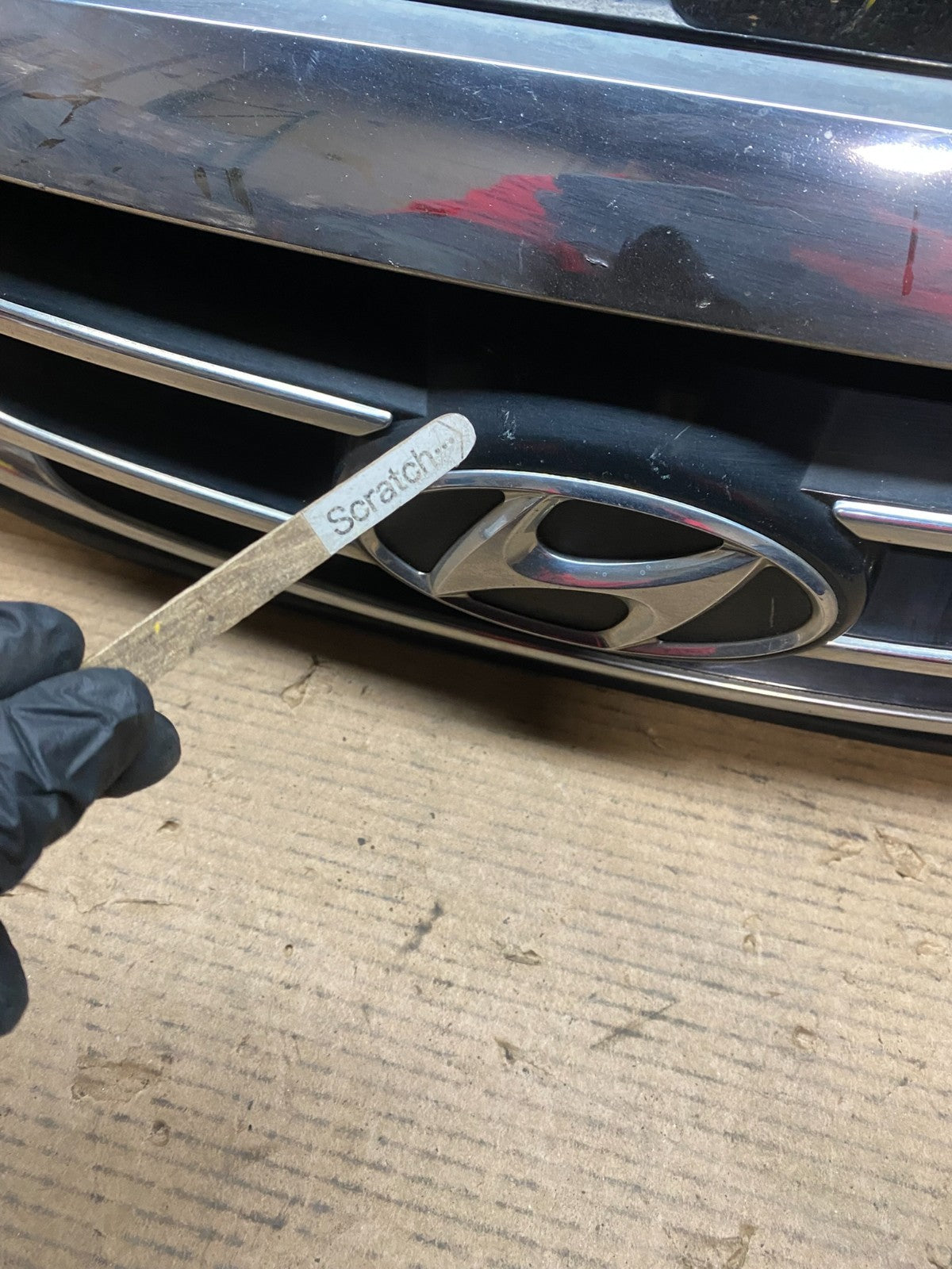 2010 Hyundai Elantra Front Upper Grille Grill V7146 DG4