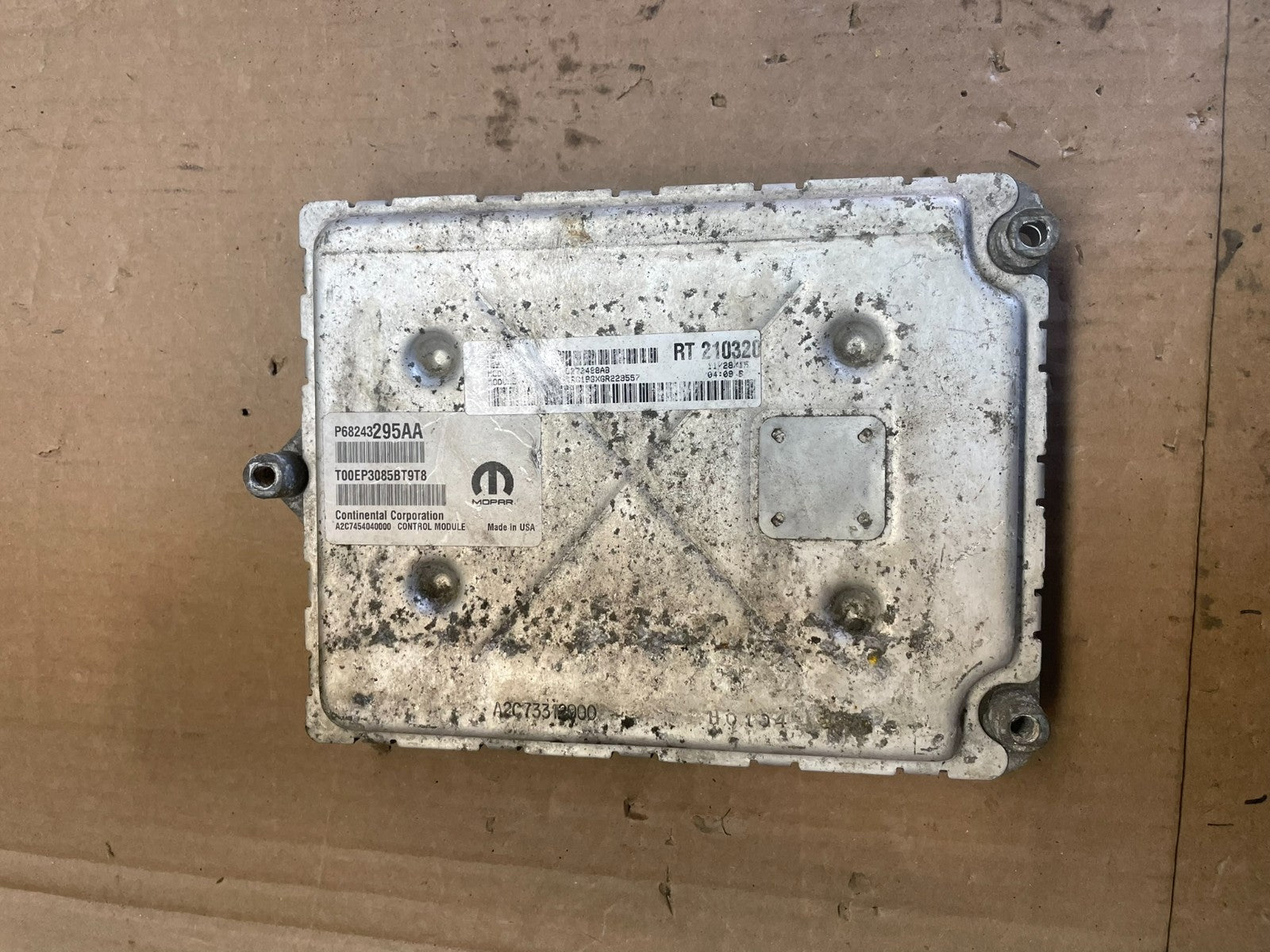 2016 2020 Dodge Caravan Engine Control Unit ECU Module AC5489 DG1