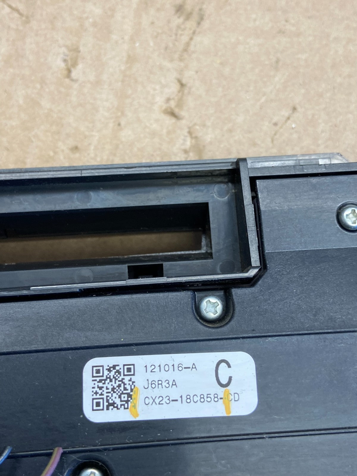 2012 to 2015 Jaguar XF Audio and Climate Control Panel OEM ab1951 DG6