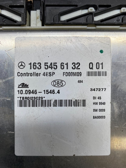 2000 - 2005 Mercedes ML-Class ABS ESP Control Module 1635456132 C8206 PS3