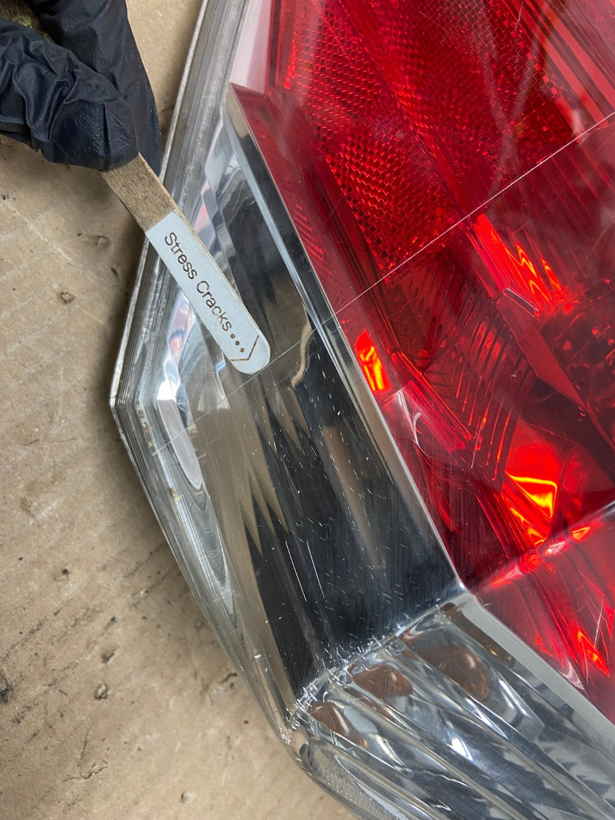 2008 to 2012 Honda Accord Sedan Tail light Left Driver LH Side AH5971 LK4