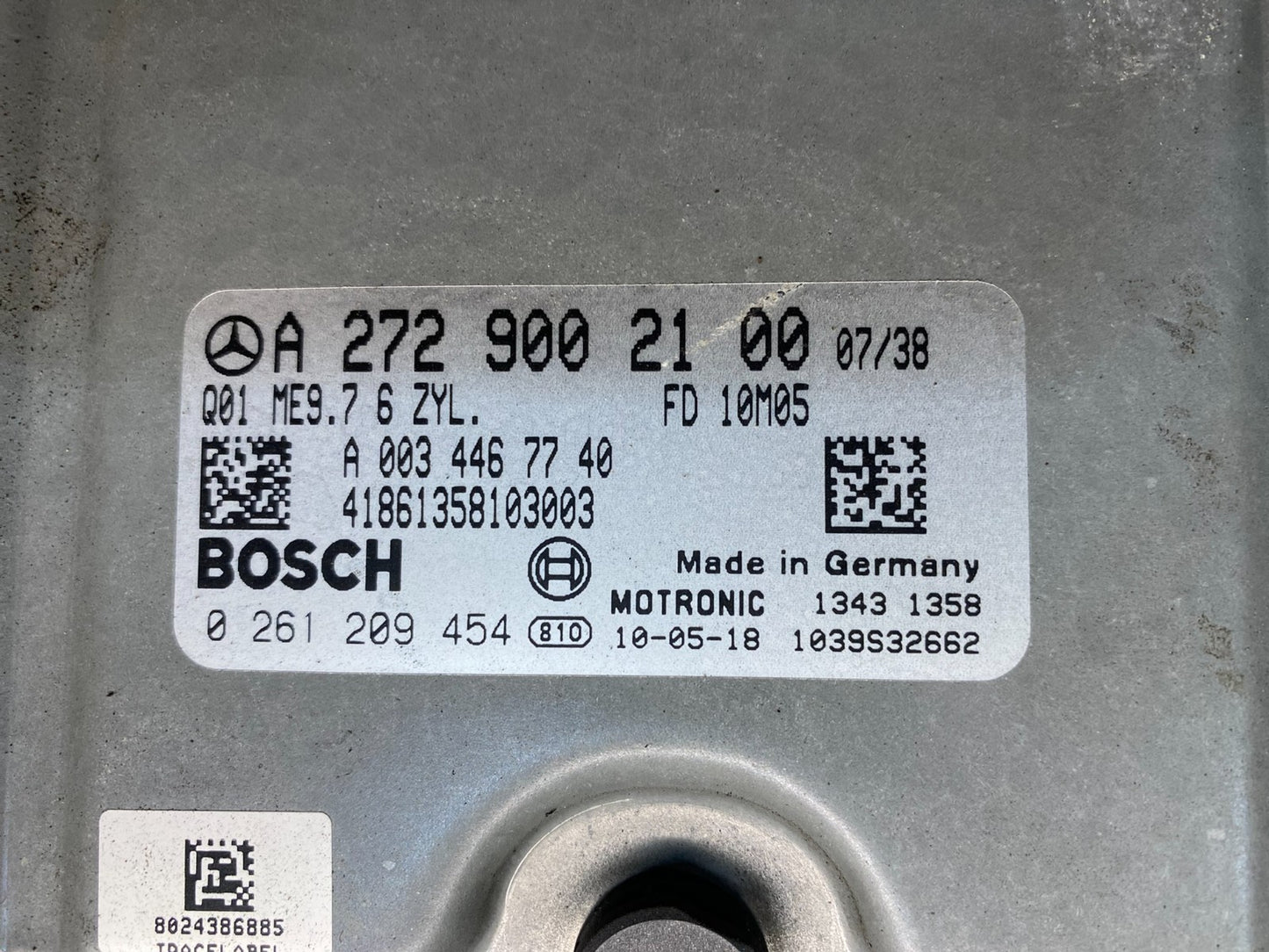 2006 to 2009 Mercedes R350 ML350 Engine Computer Module ECM ECU AE8047 DW2