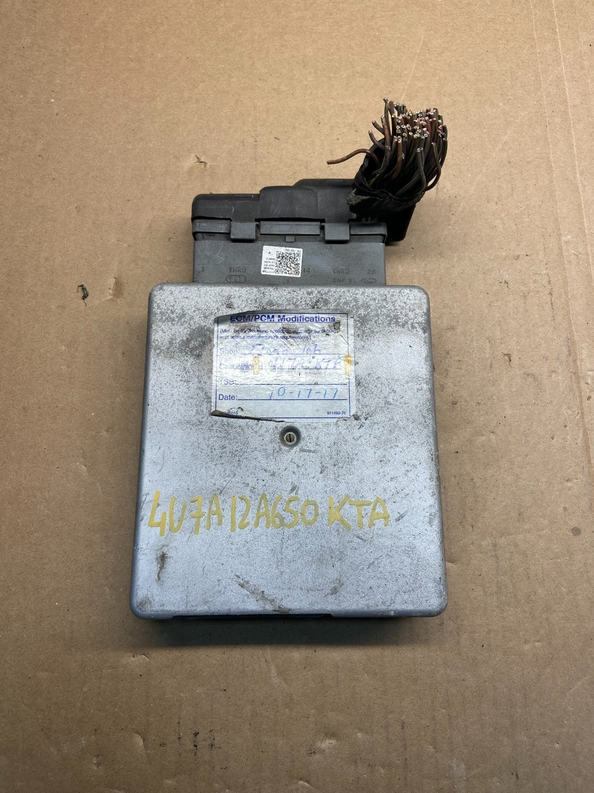 2004 Ford E-Series 4.6L Van Engine Control ECU Computer 4U7A12A650KTA ag1574 DG0