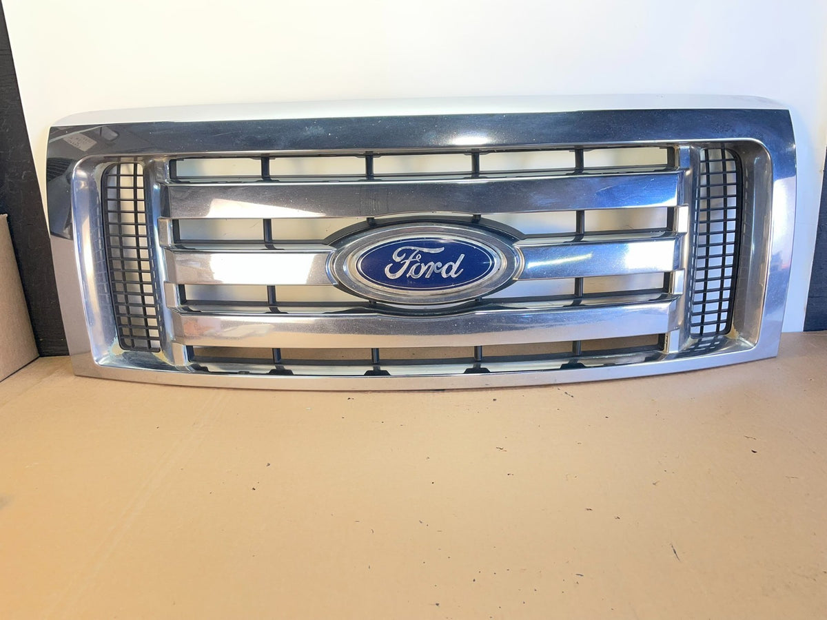 2009 to 2012 Ford F150 Front Upper Grill Grille Chrome AH0343 DG0