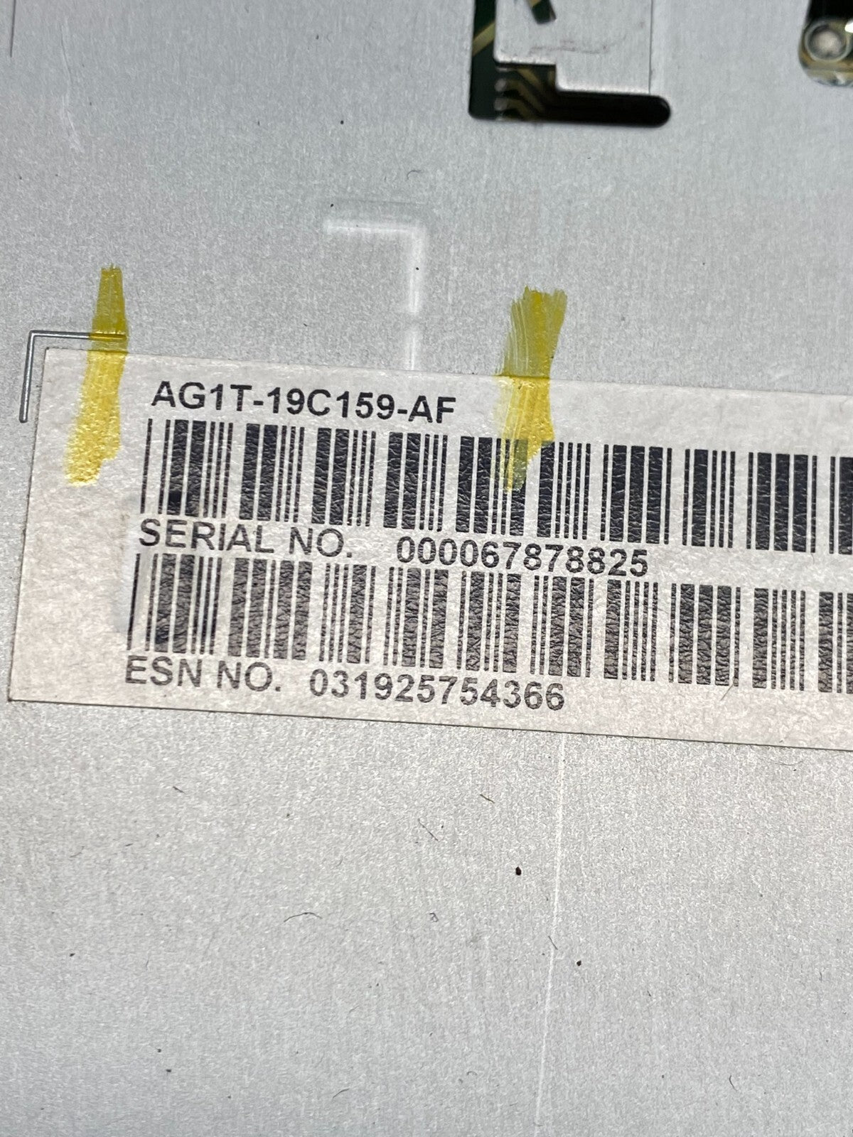 2010 Ford Taurus Radio 6 Disc Cd Mechanism AG1T-19C159-AF F8976 PS6