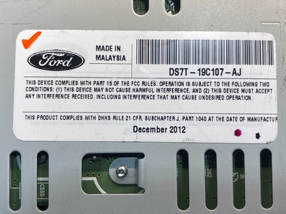 2013 2014 2015 Ford Fusion Radio Audio Receiver AM FM CD MP3 AD9824 DG5