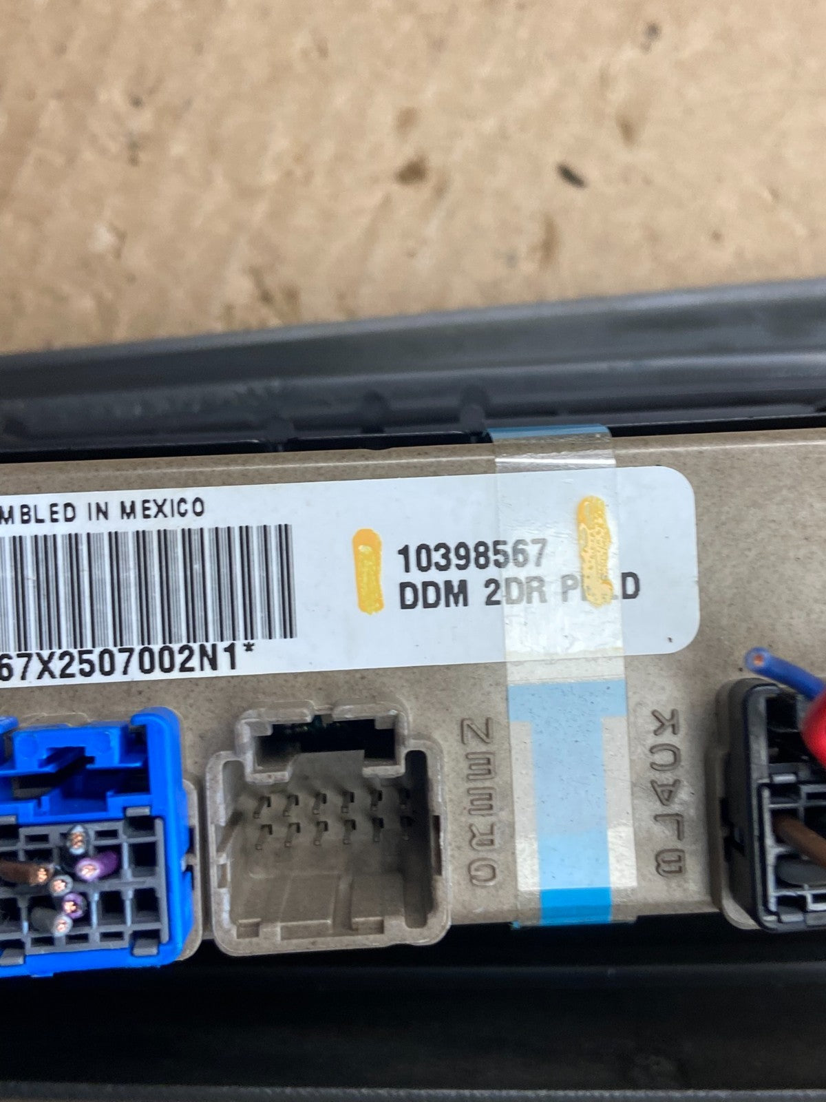 2003-2006 Chevrolet Silverado Driver Side Master Window Switch AE3952 DG5