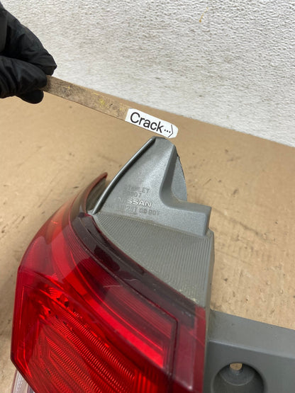 2011 to 2017 Nissan Quest Left Passenger LH Side Tail Light AD7826 LK5