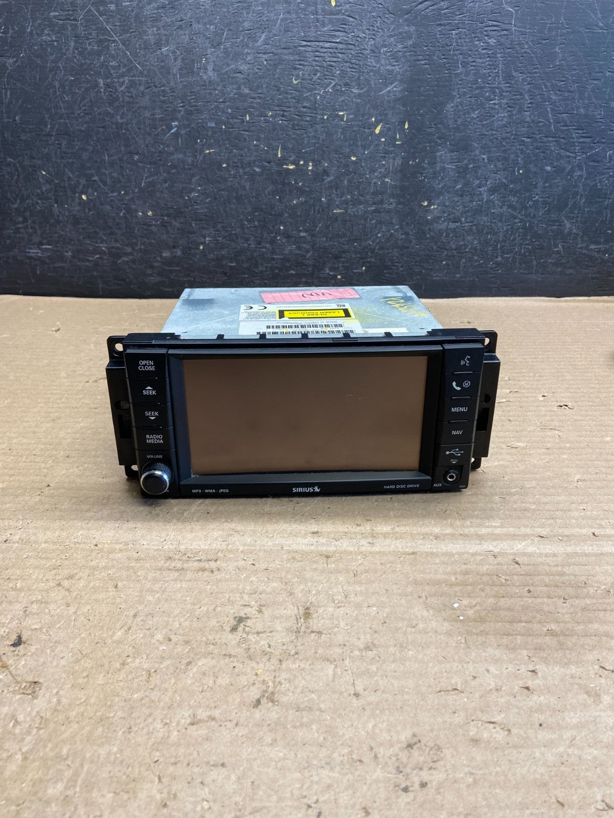 2007 2014 Jeep Dodge Chrysler Screen Display CD Player Satellite Radio AH3721 DG0