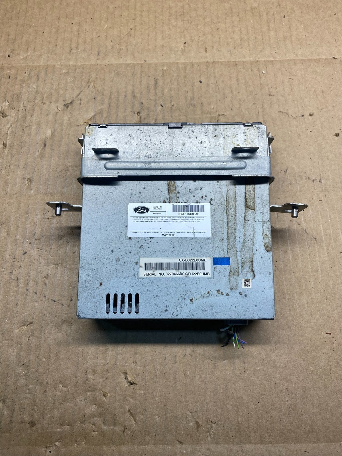 2013 to 2016 Lincoln Mkz Navigation Radio Display Screen Module AG7337 DG3