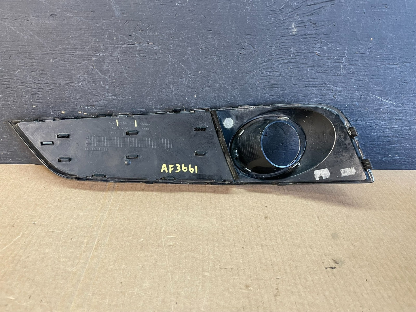 2011 to 2018 Audi A8 Front Left Bumper Fog Light Bezel 4H0807151 AF36613