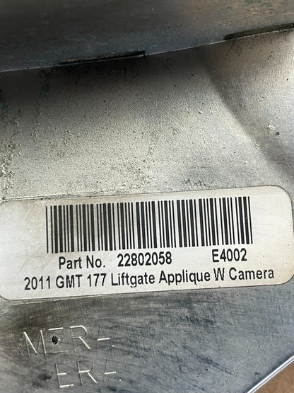 2010-2015 Gmc Terrain Lift Gate Handle Trim Backup Camera Chrome Panel AF5277 DG4