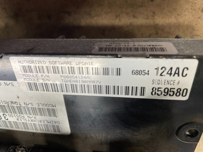 2008 to 2010 Dodge Charger 3.5L Engine Control P68054124ac N4691 DG3