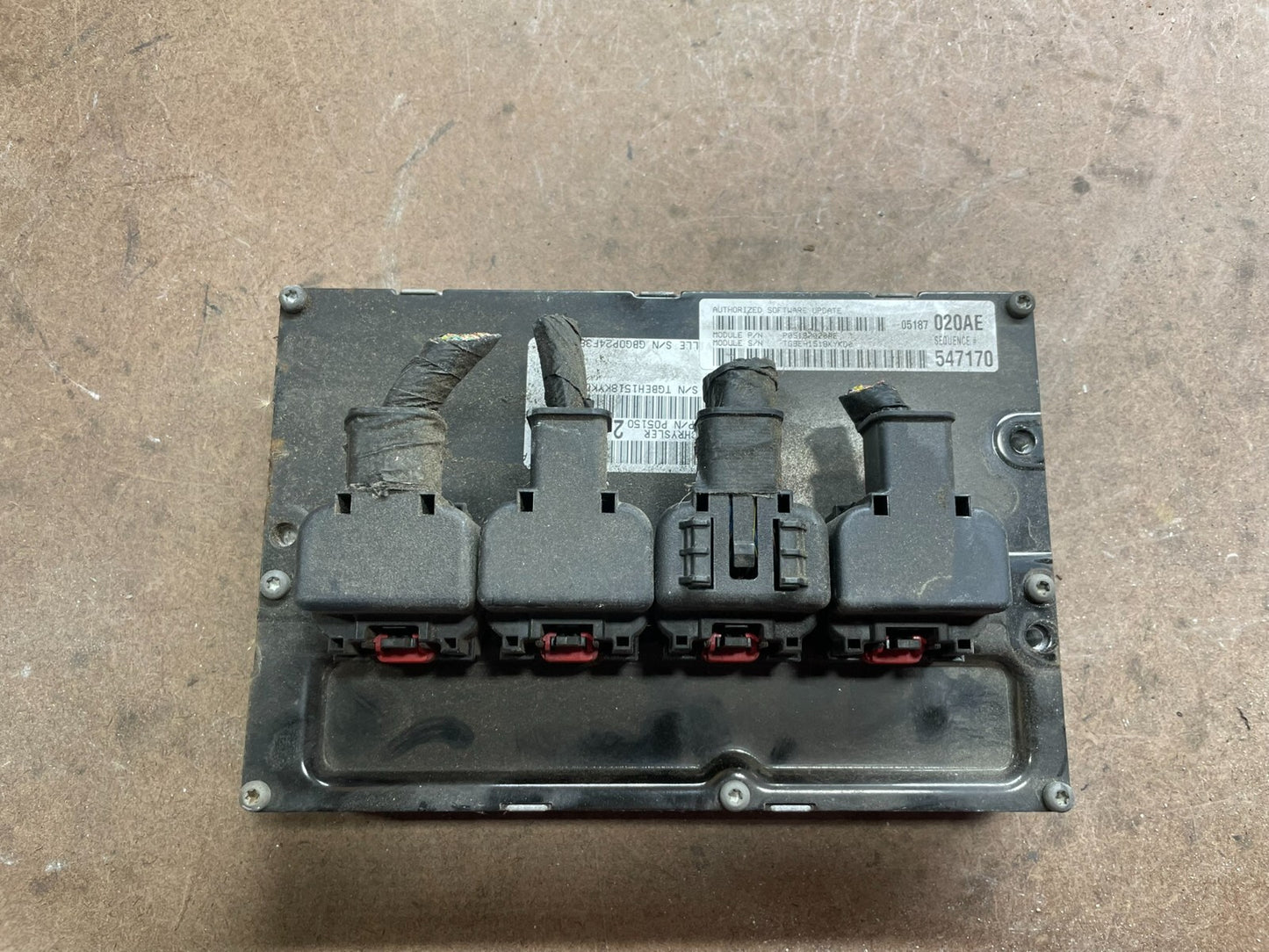 2008 to 2010 Dodge Charger 3.5L Engine Control ECM P05187020AE L0991 DG0