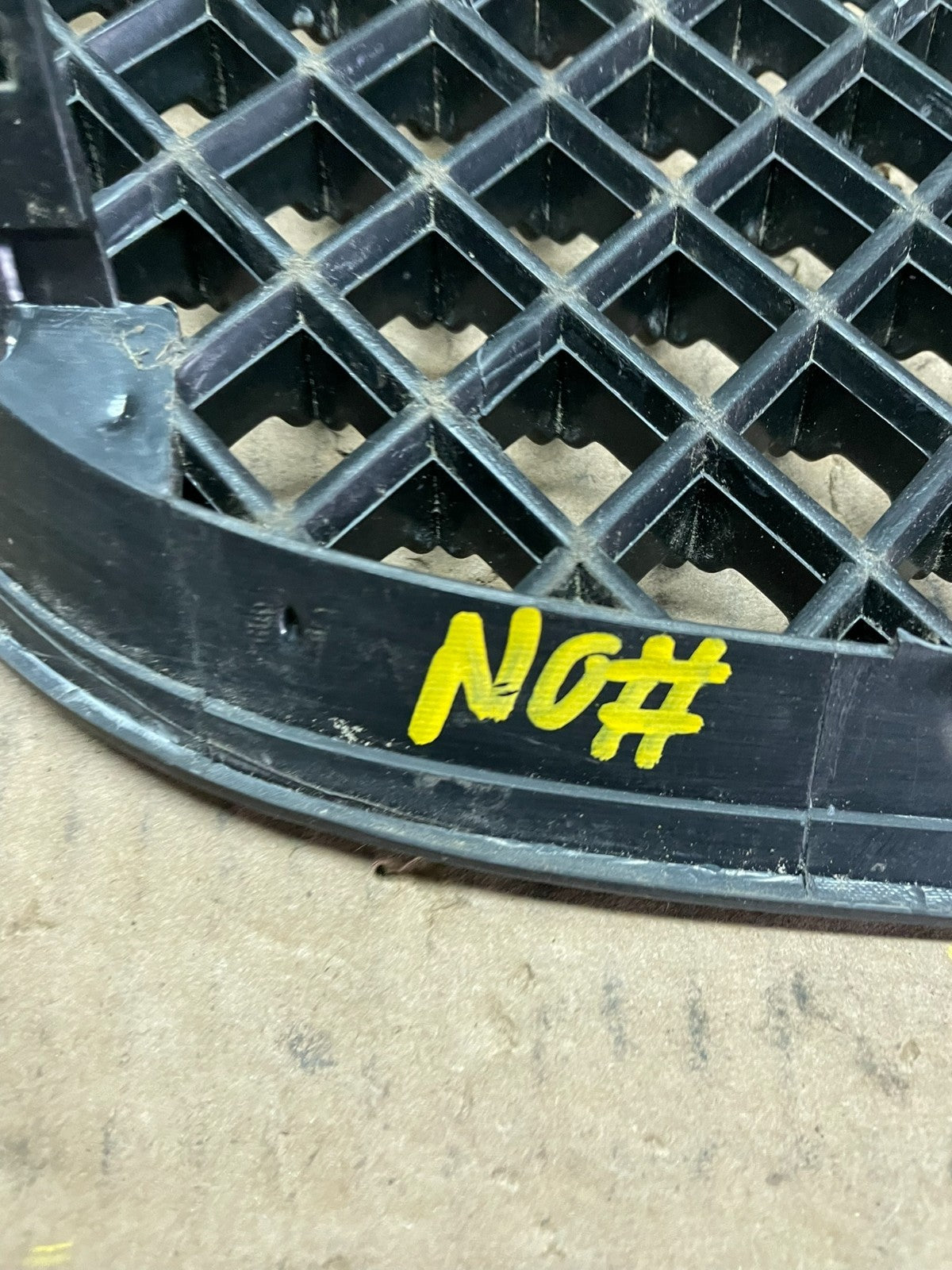 2002 to 2003 Nissan Maxima Front Grill Glossy Black Honeycomb Mesh U6063 PS10