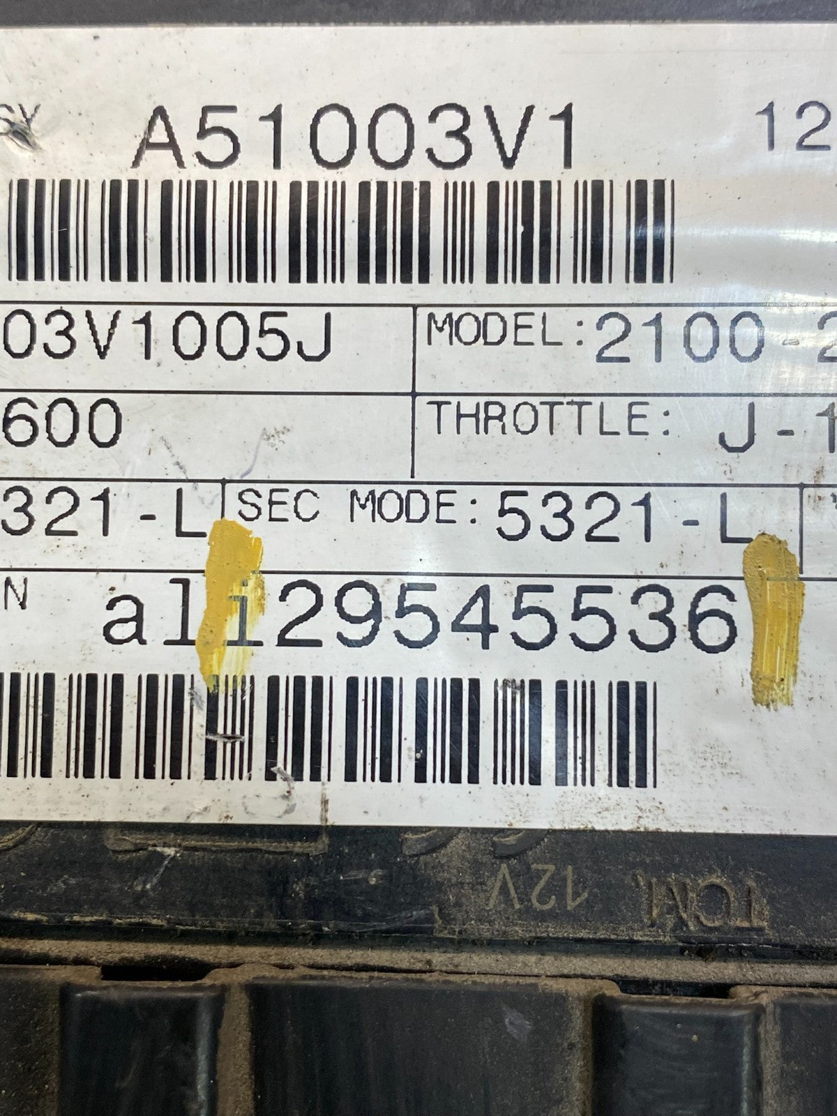 29545536 Allison TCM Transmission Control Module Computer Auto AA5465 DG2