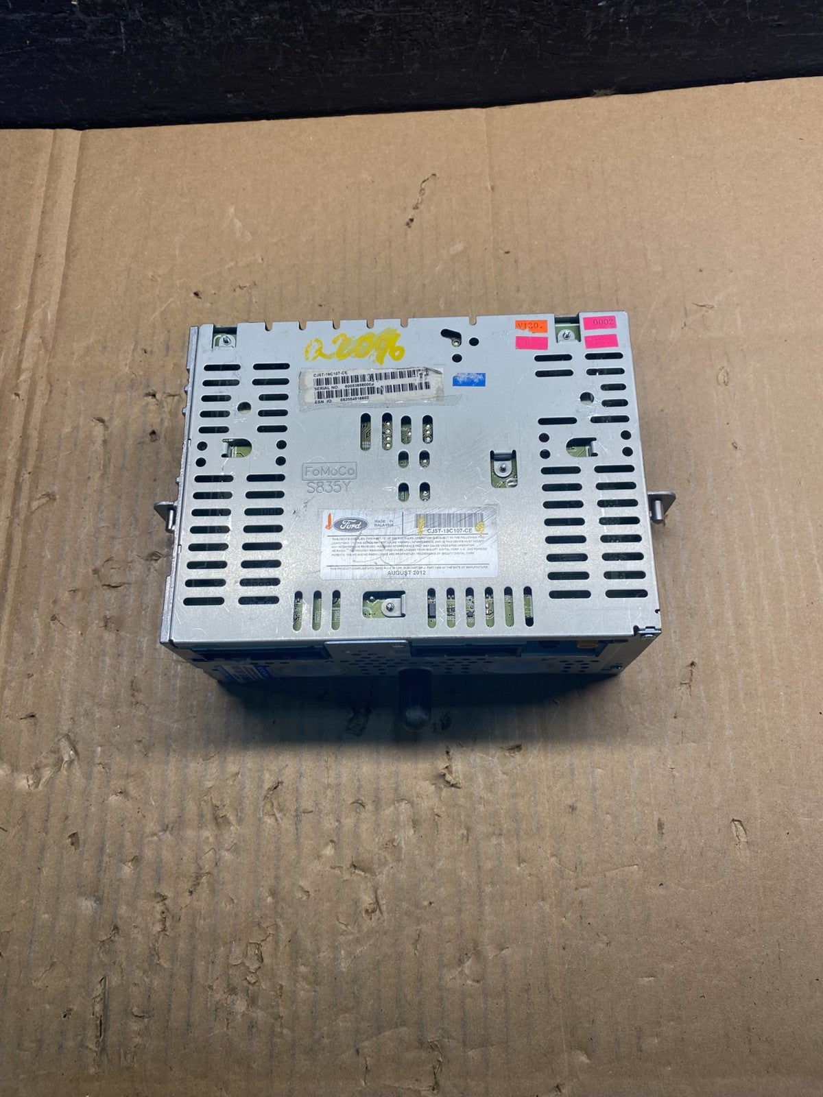 2013 2014 2015 Ford Escape Radio Receiver ID CJ5T-19C107-CE ad1746 DG4