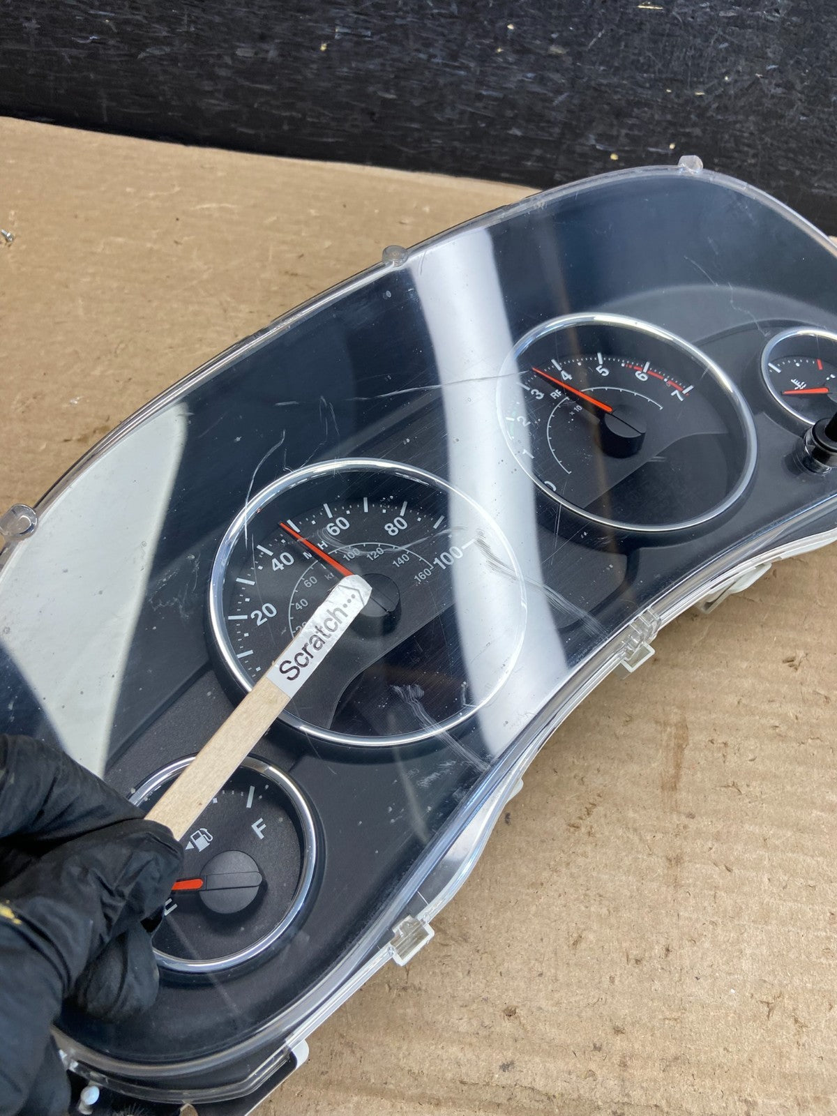 2011 Jeep Wrangler Speedometer Cluster Gauge AH3841 DG1