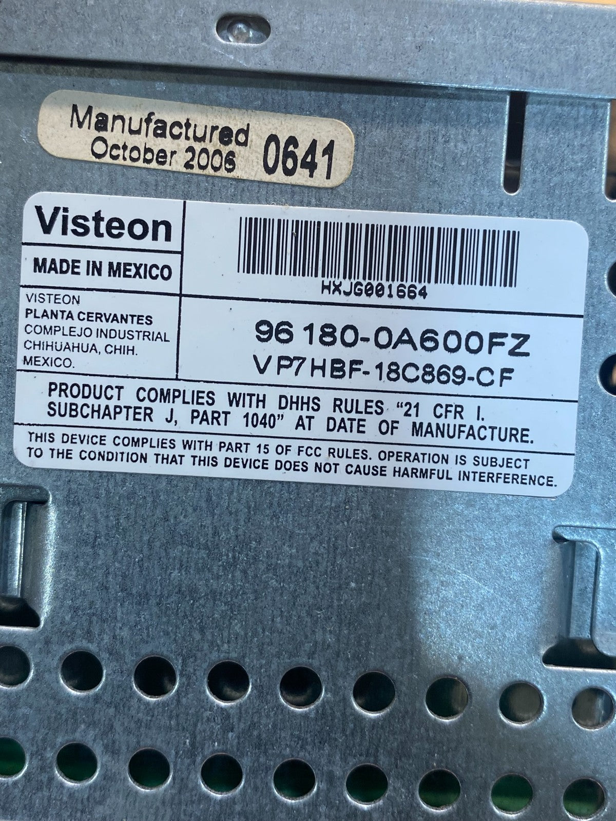 2006 2007 2008 Hyundai Sonata Radio Receiver AM FM CD Player AE7705 DW7