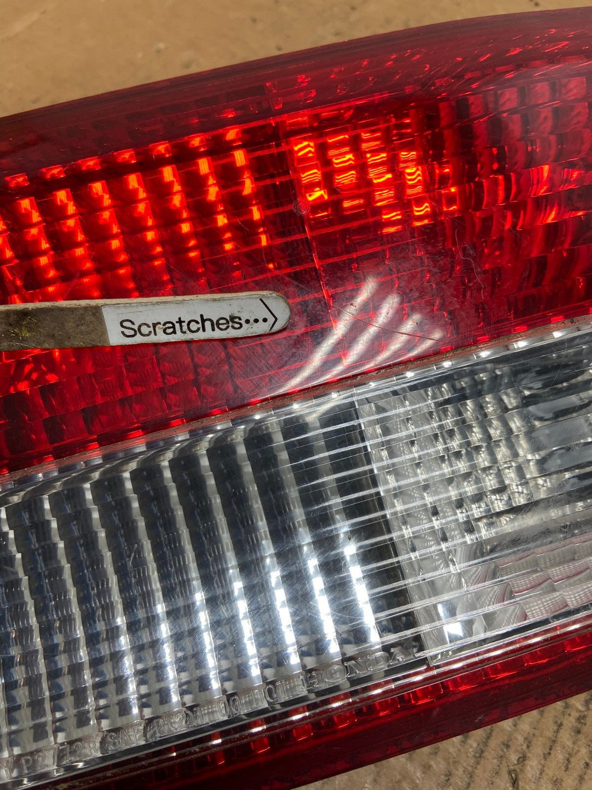2003 to 2004 Honda Accord Sedan Right Passenger Inner Tail Light AE1509 LK3