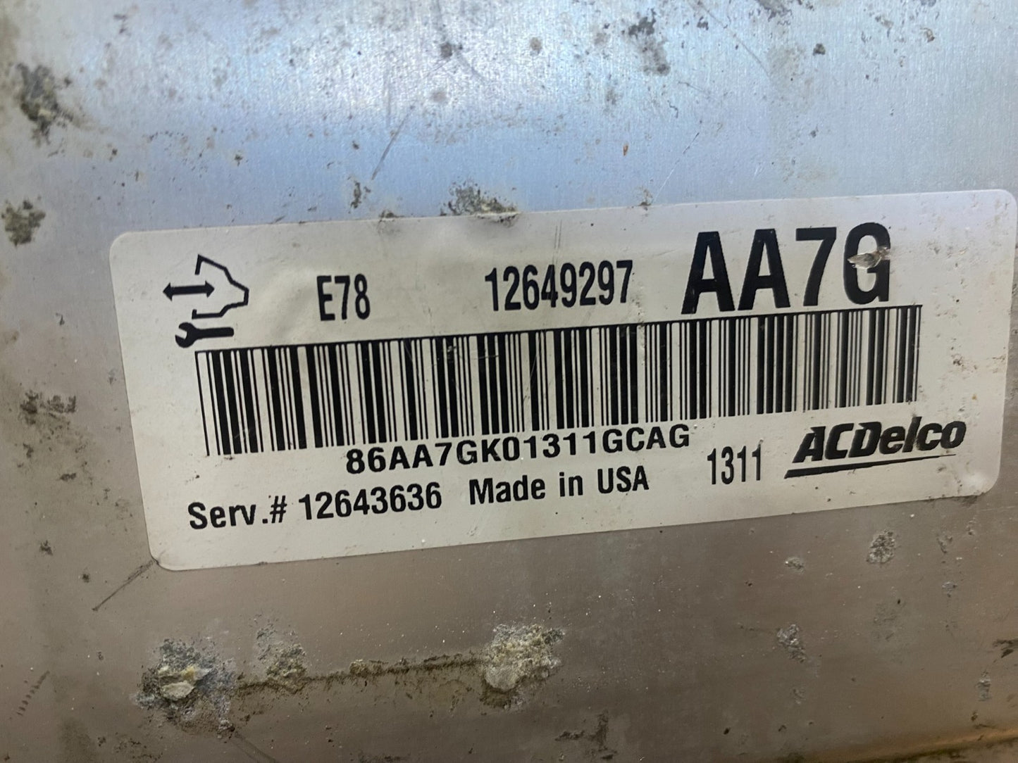 2010 to 2013 Chevrolet Silverado Yukon Engine Control Module ECM ECU AD9438 DG2