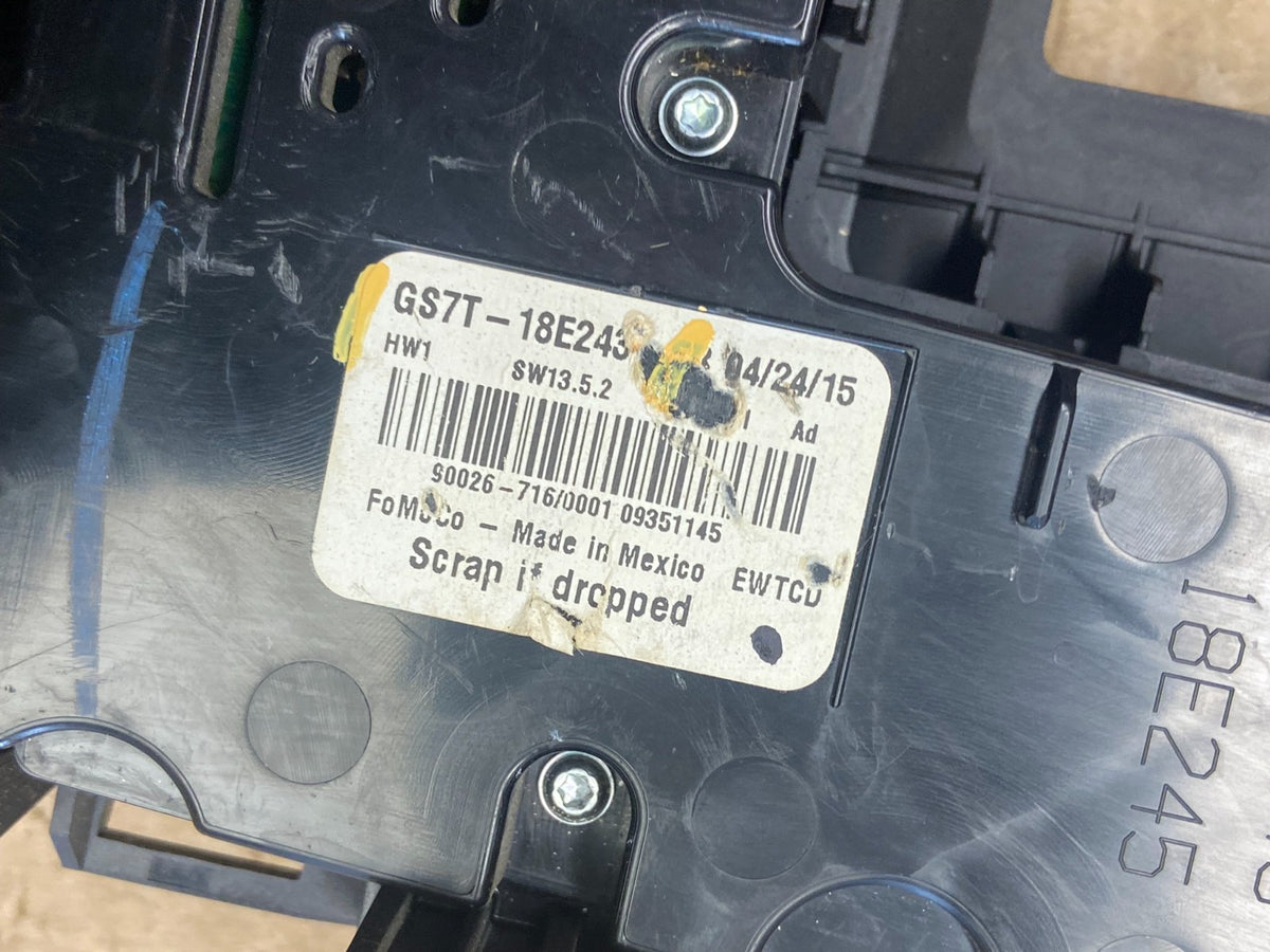 2016 2017 Ford Fusion Radio Climate Control A/C Control ah5349 DG6