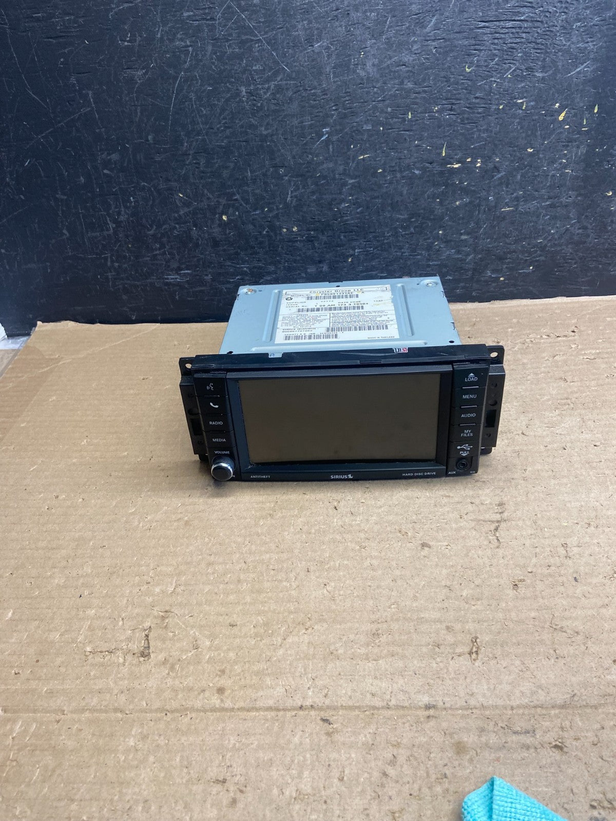 2011 to 2013 Jeep Grand Cherokee Media Satellite Radio Screen Display AH5414 DG0