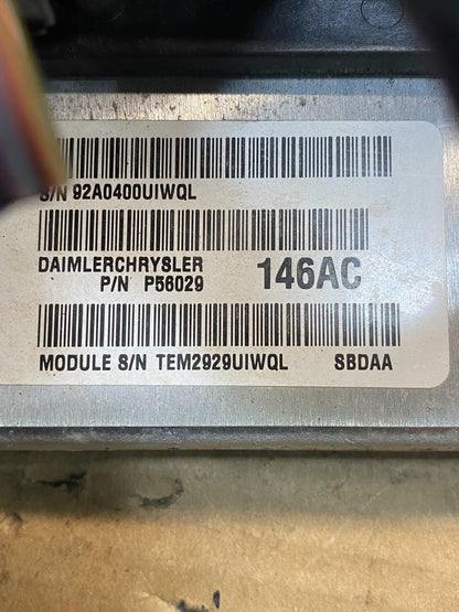 2004 Dodge Durango 5.7L Engine Computer Module ECU PCM p56029146ac AD9841 DG2