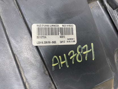 2010 2011 2012 Nissan Sentra Halogen Right Passenger RH Side Headlight AH7871 DW8