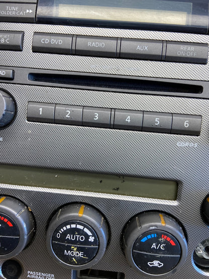 2004 to 2007 Nissan Armada Radio CD Player A/C Climate Control OEM AB8871DG2