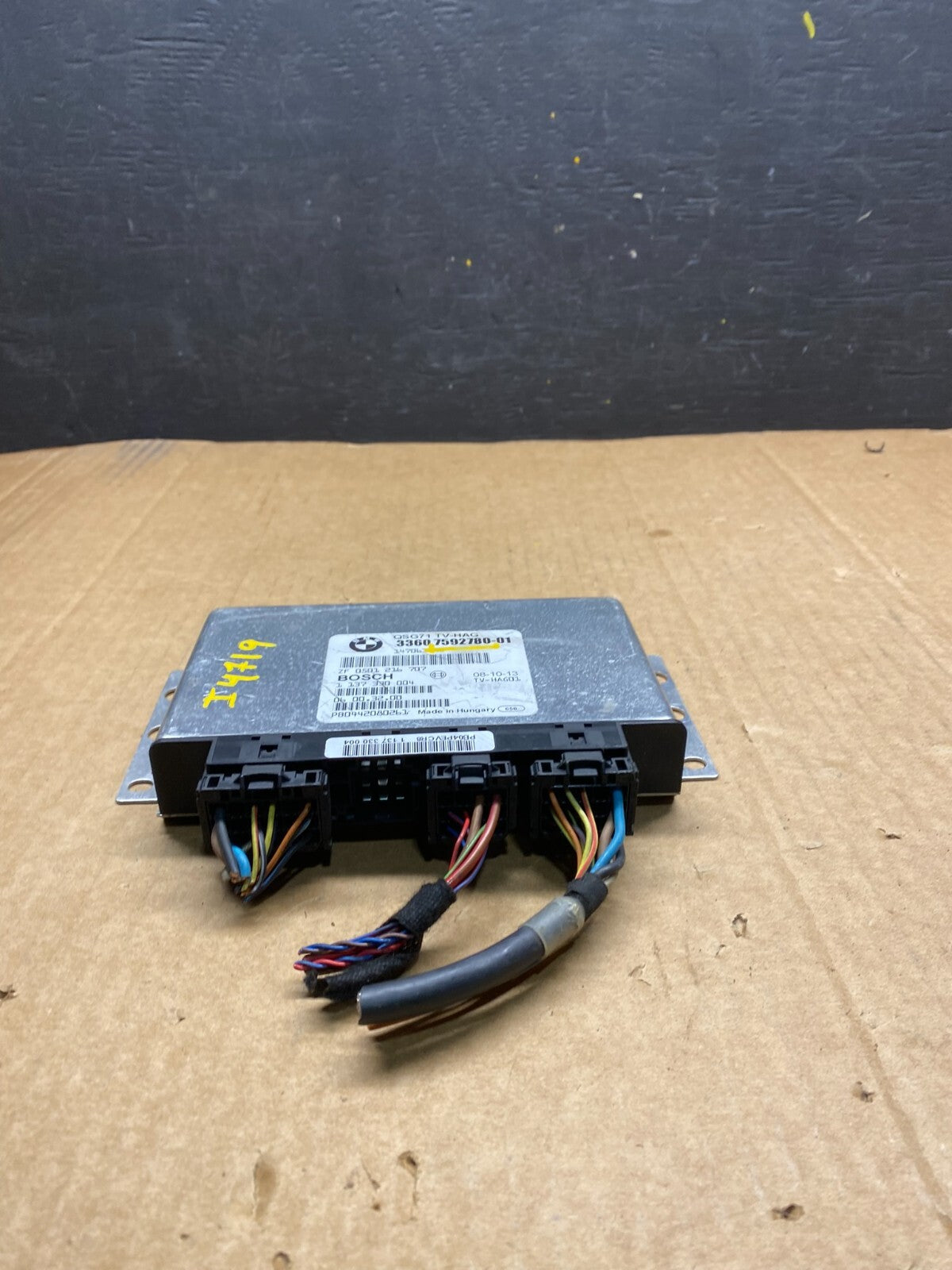 2009 - 2013 BMW X6 E71 Differential Locking Control Module 7592780-01 i4719 PS1