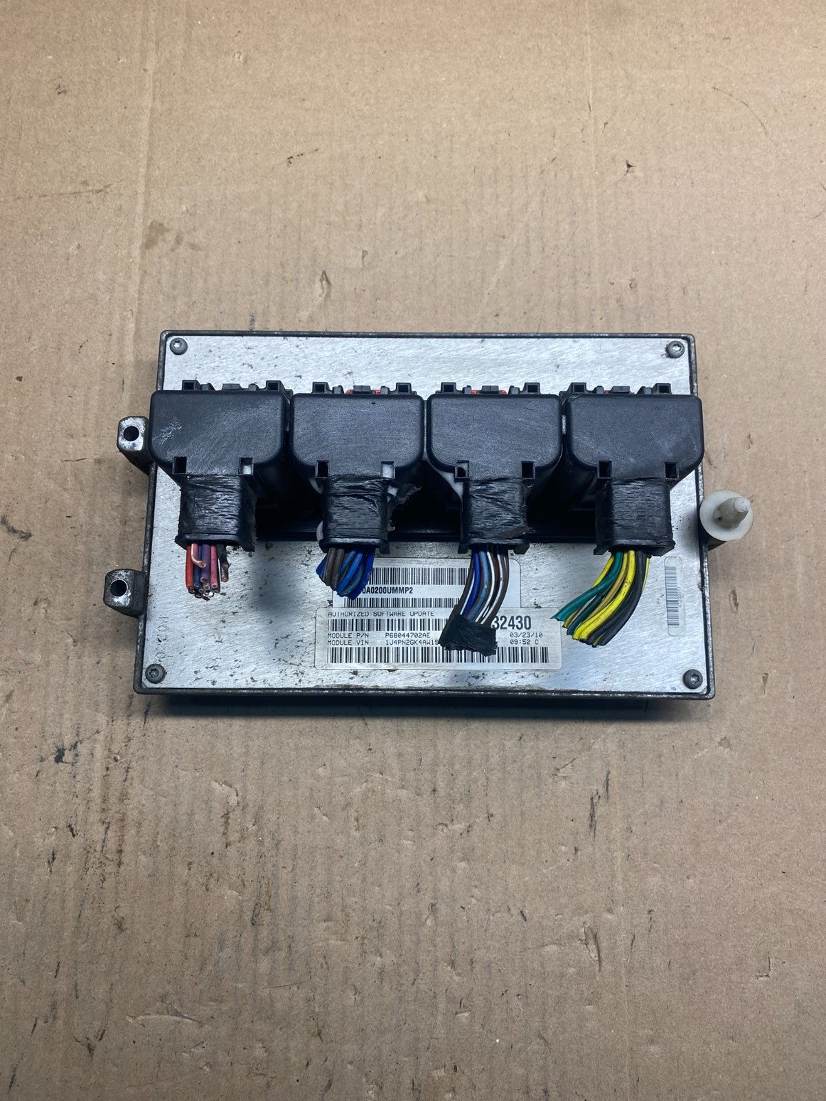 2010 Jeep Liberty Nitro 3.7L Engine Control Unit ECU ECM p68044702AE AE7736 DW0