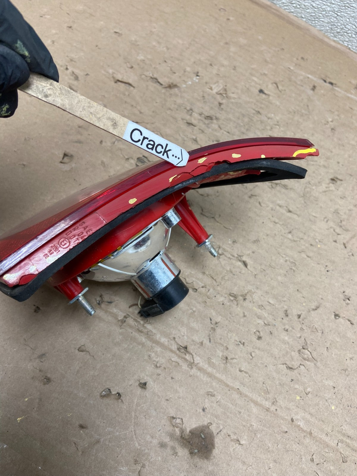 2006-2009 Volkswagen Golf Right Passenger Rh Tail Light Inner Trunk AB0910 LK4
