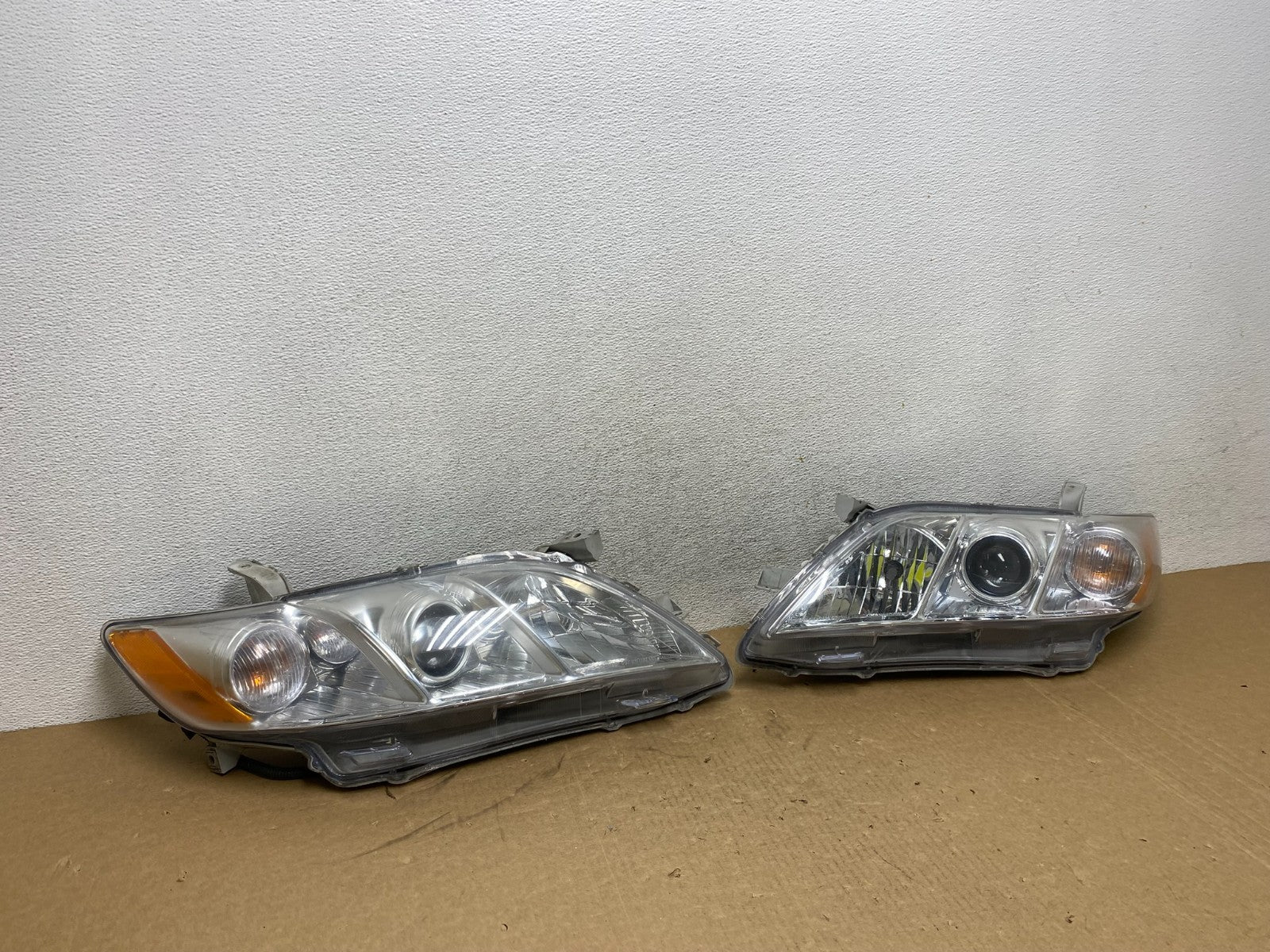 2007 2008 2009 Toyota Camry Left+Right Set Side Headlights AG0471 DW2
