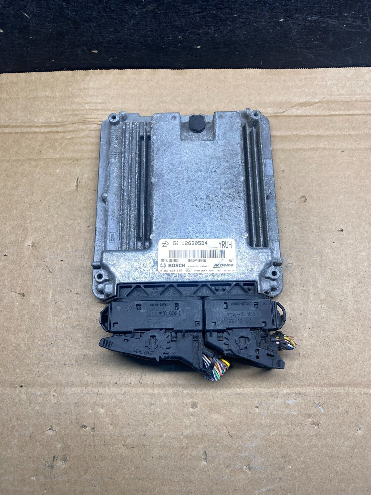 2008 2009 GMC Acadia Traverse Engine Control Unit Module ECM ECU AH4855 DW0