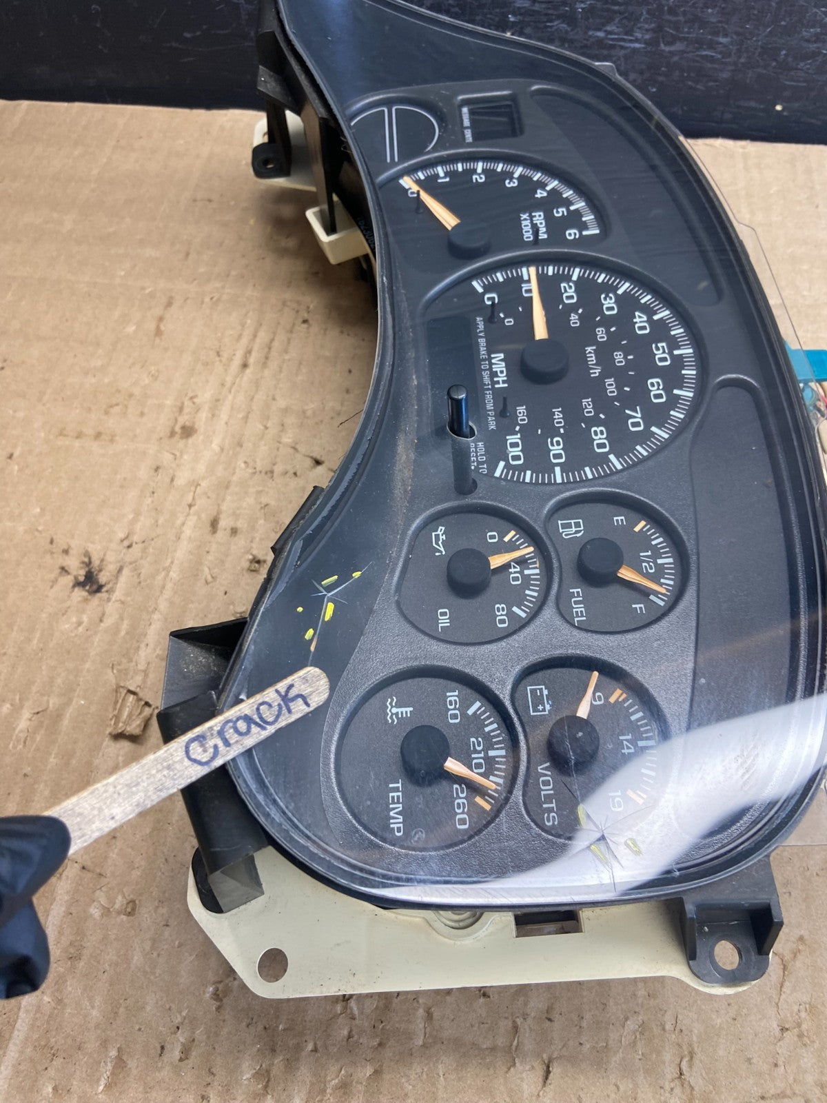 2002 GMC Yukon Speedometer Cluster Gauge ae2019 DG4