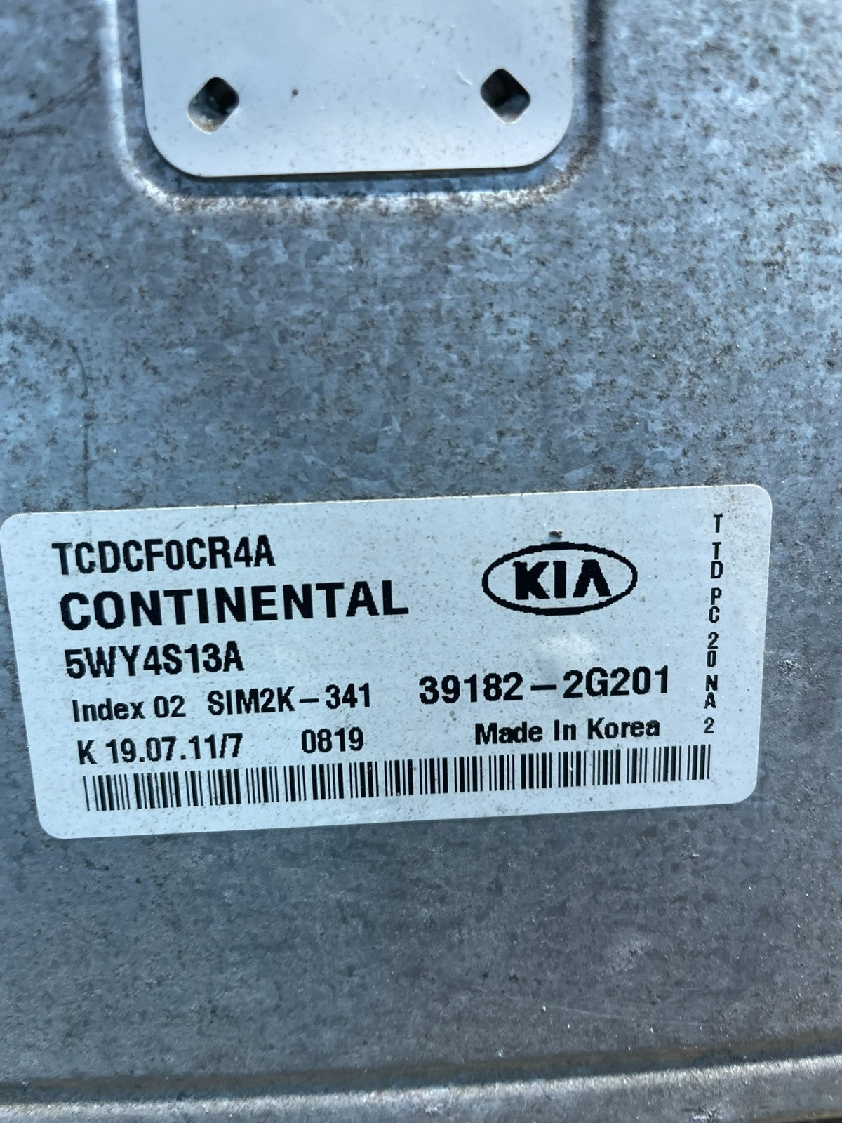 2011 2012 2013 Kia Forte Engine Computer Ecu Pcm Ecm Pcu Oem s2459 DG3