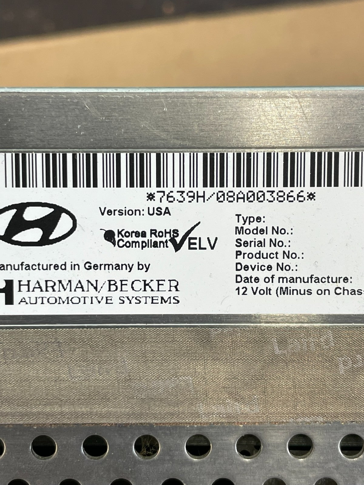 2008-2014 Hyundai Genesis Am Fm Cd Player Radio Receiver AD5920 DG5