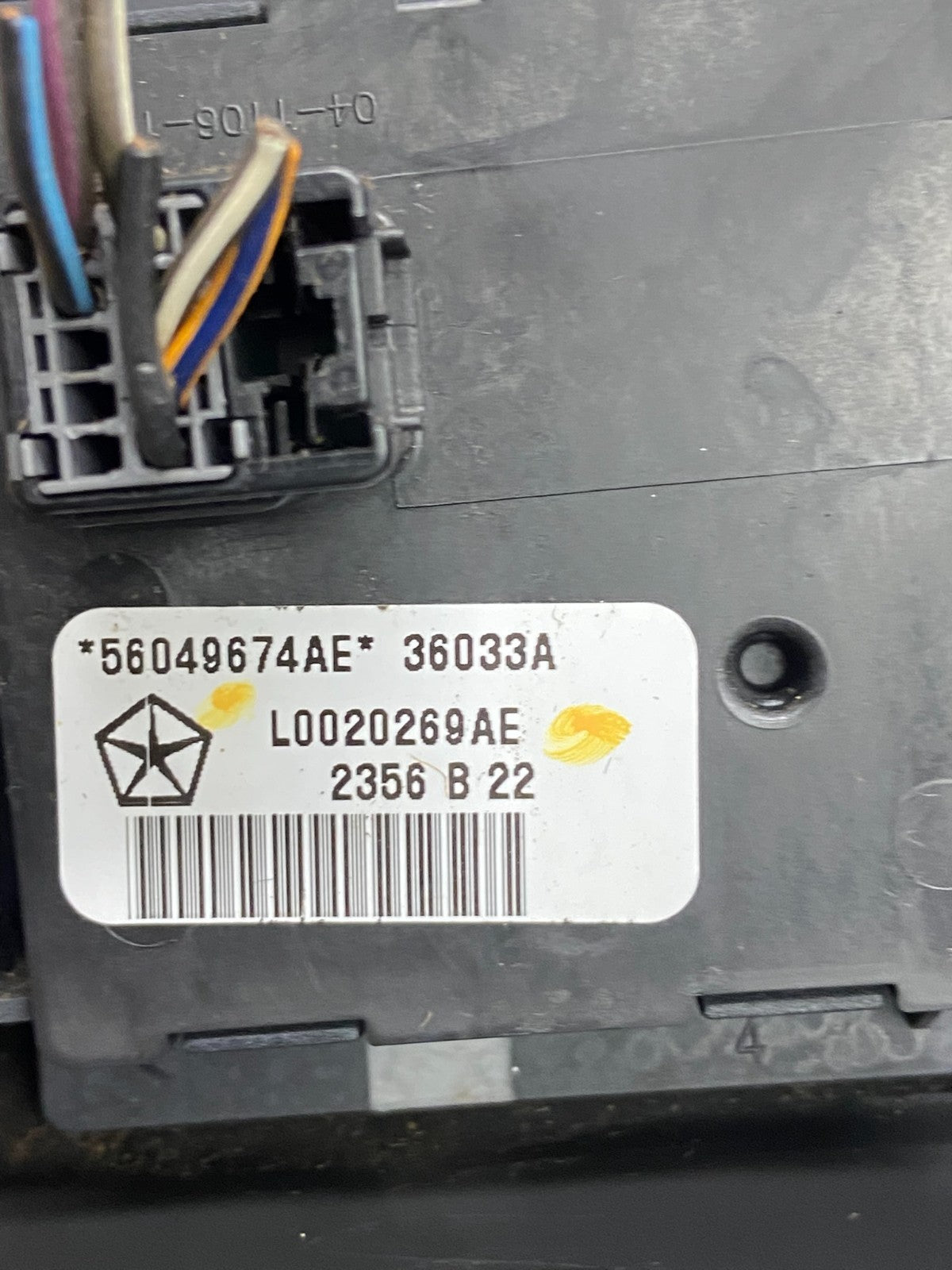 2005 2007 Dodge Dakota Climate Temperature Control Radio Panel Bezel af6416 DG5